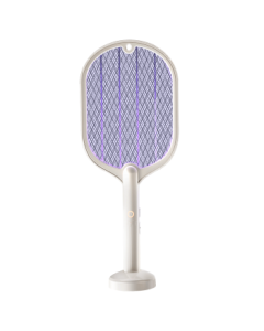 Sigley Rechargeable Electric Mosquito Swatter with UV Light - 2-in-1 Household Bug Zapper for Flies and Mosquitoes (Chikungunya Prevention)