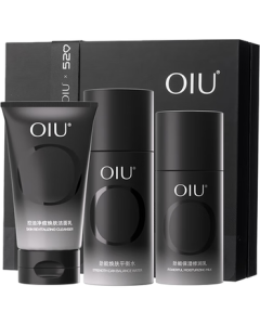 OIU Energizing Skincare Set for Men - Hydrating, Oil Control, Acne Treatment, Birthday Gift for Boyfriend