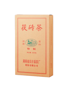 Baishaxi Tea Anhua Dark Tea Golden Flower Fu Brick Tea Special Fu Brick 800g