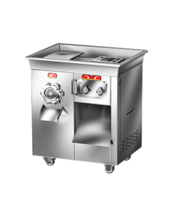 DEMASHI Commercial Meat Grinder, Fully Automatic Multi-functional Meat Slicer for Shredding and Slicing, Large Capacity Meat Grinder and Slicer Combo for Canteens JR-20A [Jing Warehouse Delivery]