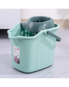 Mosen Old-fashioned Thickened Plastic Rectangular Mop Bucket ([Upgraded Thickened Version] Mop Bucket (Green))