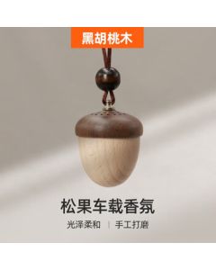 BIMLL B Pinecone Car Air Freshener Hanging Ornament, Wooden Hanging Decor, Premium Light Scent Gift Box Set