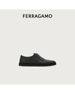 Ferragamo Men's Black Casual Shoes 0787042_M _ 60 Gift for Boyfriend