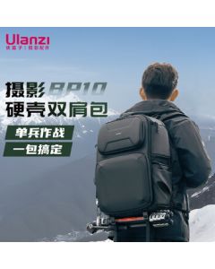 ulanzi BP10 Hard Shell Photography Backpack DSLR Mirrorless Camera Bag Lens Digital Storage Bag Multi-functional Waterproof Photo Backpack Large Capacity Outdoor Camera Backpack