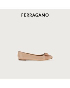 Ferragamo Women's Bone/Beige Ballet Flats 0782038_1D _ 70 Gift for Girlfriend