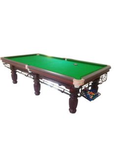 Yidong Billiards Table Marble Chinese-style Black 8/9 Ball Tournament Rosewood Luxury Wooden Frame + Ball Collector (Installation Included)