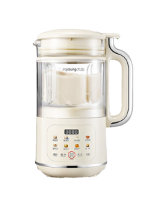 Joyoung Soymilk Maker 1.2L Family Capacity Blender with 8 Functions, Quick Juice, One-Button Cleaning, and Timer DJ12X-D360 (White)