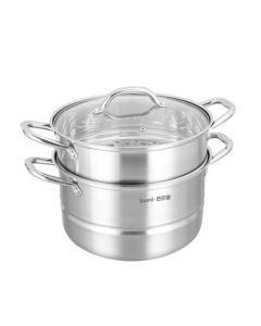 Balde Home Kitchen Easy-Clean Steamer, Delicious Taste Steamer BZ-302 28CM (Double Layer)