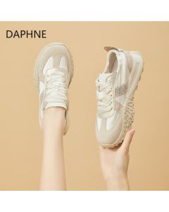DAPHNE Women's Casual Sneakers 2025 New Fashion Flat Bottom Versatile Training Shoes Sports Shoes