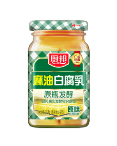 Chubang Sesame Oil White Fermented Tofu 268g, Naturally Bottle-Fermented Traditional Mold Tofu, Perfect for Rice, Stir-Fries, and Dipping