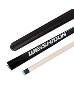 Wisdon All-in-One Pool Cue - Break and Jump Cue, Black 8/9 Ball Cue, 14MM Mini Cannon Power Break Cue