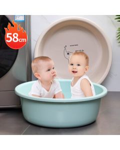 MR Extra Large Plastic Basin 58cm, Baby Bath Tub, Student Laundry Basin, Pet Foot Washing Basin, Face Washing Basin, Mop Cleaning Basin