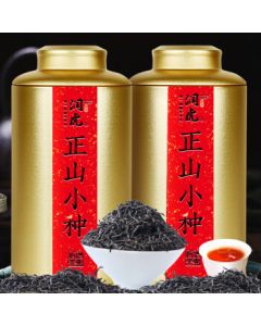 Runhu Tea Lapsang Souchong Black Tea 500g Wuyi Mountain Black Tea 2025 New Spring Tea Canned for Self-Drinking