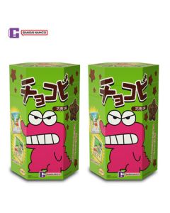 BANDAI NAMCO Mr. Crocodile Mountain Chocobi Corn Snacks Chocolate Flavor 25g*2 Casual Snack Puffed Food