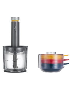 Donlim Multi-Functional Meat Grinder & Baby Food Maker - Quick Garlic Peeler, Stackable Storage, Glass Bowl Model DL-5028