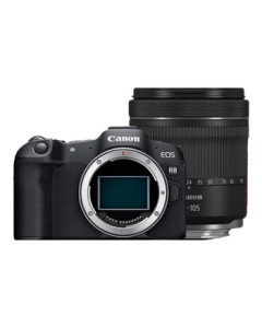 Canon EOS R8 Full-Frame Professional Mirrorless Camera 4K Vlog Video Live Streaming Home Travel Camera RF24-105mm IS STM Zoom Lens Travel Fun Kit
