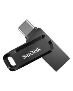 SanDisk 64GB Type-C USB3.2 Mobile Flash Drive DDC3 Black - Up to 300MB/s Read Speed, Auto Backup, Dual Interface for Phone & Computer, High-Capacity USB Drive