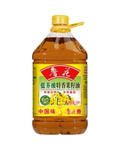Lu Hua Low Erucic Acid Premium Fragrant Rapeseed Oil 5L Non-GMO Edible Oil Pressed Rapeseed Oil