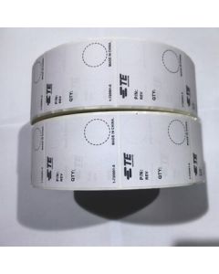 Huixiang Blank Inner Box Labels 55*65mm Large Core Customizable 2000 Sheets/Roll