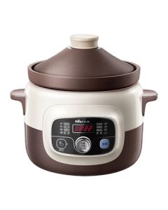 Bear Electric Stew Pot, Soup Pot, Casserole Pot, Purple Clay Pot, Large Capacity Congee Cooker, Electric Soup Pot, Steamer, Bird's Nest Electric Steamer 4L DDG-D40B1