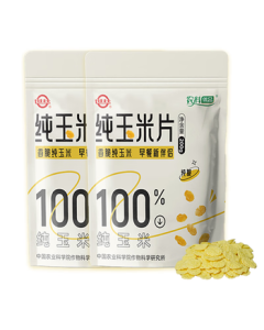 Shizhuang Chinese Academy of Agricultural Sciences Pure Corn Flakes 200g*2, Ready-to-Eat Instant Grain Cereal, Nutritious Breakfast Meal Replacement, Low-Fat Baked Snack