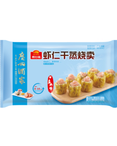 Guangzhou Restaurant Likofu Shrimp Siu Mai 210g (12 Pieces) Semi-finished Breakfast Dim Sum Cantonese Style Siu Mai Delicacy