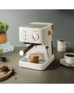 DAEWOO Italian Retro Home Semi-Automatic Milk Frothing Pressure Coffee Machine DYKF-1233