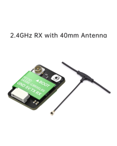 IFLIGHT WingFly ELRS Receiver 2.4GHz/900MHz Nano FPV Mini Receiver for Racing Drones ELRS 2.4G (40mm Small Antenna)