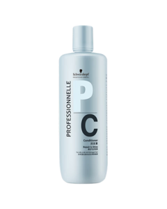 Schwarzkopf Professional Exclusive Repair & Shine Conditioner 1L, Nourishing & Smoothing & Volumizing, Silicone-Free, Perm Care, Protein Moisturizing for Hair