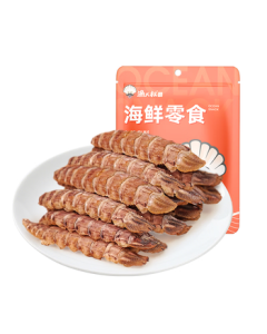 Uncle Fisher Ready-to-Eat Mantis Shrimp Meat 169g (Approx. 18 Pieces) High-Protein High-Calcium Seafood Snack Specialty Leisure Food