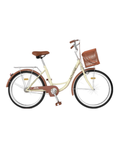 Phoenix Bicycle Unisex Adult City Commuter Youth Bike Women's Ballet 26-Inch Beige