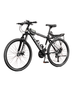 Phoenix Mountain Bike for Adults, Students, and Children - 26-inch 27-Speed Black/Silver War God Model with Spoke Wheels and Steel Frame
