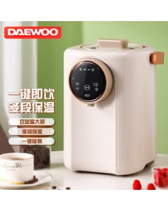 DAEWOO Instant Water Heater [Mother & Baby Grade] Multi-Temperature Insulated Electric Kettle with HD Dual-Temperature Display, One-Key Dechlorination, 3L Large Capacity Constant Temperature Kettle DYSP-3018 Snow White