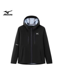 MIZUNO Men's Jacket Long Sleeve Woven Stand Collar Windproof Outdoor Coat for Spring and Autumn