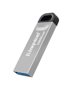 Kingston 128GB USB 3.2 Gen 1 Flash Drive DTKN High-Capacity Metal USB Drive with 200MB/s Read Speed for Study, Office, Bidding, Computer & Car Use