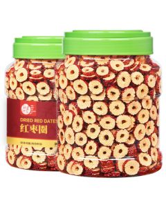 Every Fruit Time Red Date Slices 500g Xinjiang Pitted Jujube Dried Red Dates No-Wash for Soup Brewing Tea Mid-Autumn Festival Pregnancy Snacks