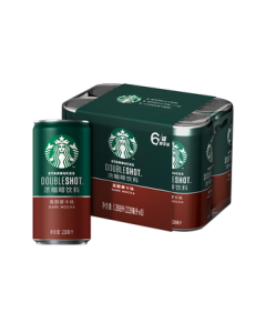 Starbucks Doubleshot Espresso Black Mocha 228ml*6 Cans Canned Espresso Drink