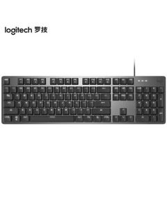 Logitech K845 Mechanical Keyboard, Wired Keyboard for Gaming and Office, Full-Size, Single Backlight, Black TTC Red Switch K845