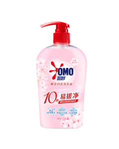 OMO Enzyme Underwear Detergent Sakura Scent 520g - Removes Blood Stains, Yellow Stains, Antibacterial, Effectively Eliminates HPV