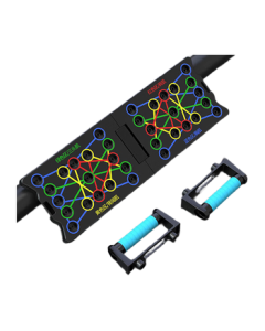 Fighter Multi-functional Push-up Training Board Upgraded Version/Foldable/34 Holes + TPE Soft Grip Handles