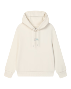 FILA Official Women's Hooded Sweatshirt 2025 Autumn/Winter Fashion Casual Comfortable Knit Long-Sleeve Top