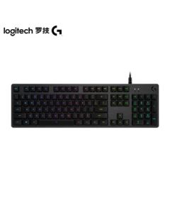 Logitech G512 Blue Switch Mechanical Gaming Keyboard, Wired 104-Key RGB Backlit Keyboard, Computer Peripheral for Gaming with USB Expansion