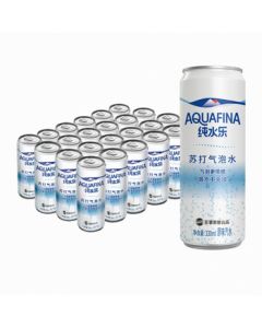 Pepsi Aquafina Sugar-Free Zero Fat Zero Calorie Sparkling Soda Water Beverage 330ml *24 Cans