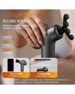 PHILIPS Massage Gun, Professional Grade Muscle Massager for Full Body, Home Fitness, Neck, Back, and Leg Massager, Teacher's Day & Mid-Autumn Festival Gift, Compact Powerhouse 3107G