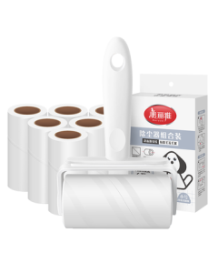 Meliya Lint Roller with 7 Refill Rolls (420 Sheets) - Sticky Lint Remover for Clothes, Cat Hair, Carpets, and Pet Fur