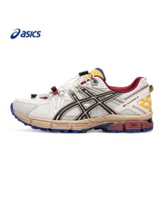 ASICS Men's Grip Trail Running Shoes GEL-KAHANA 8 FL White/Black Size 40