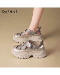 DAPHNE Women's Sandals 2025 Hottest New Summer Casual Platform Shoes with Thick Sole for Height Increase, Versatile Roman Style for Petite Women