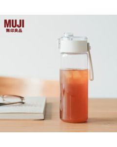 MUJI Copolyester Portable Water Bottle - High Aesthetics Transparent Sports Water Cup, 550ml