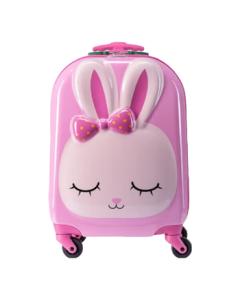 Samsonite 16-inch Pink Bunny Kids' Luggage U22 Zipper Carry-On Suitcase