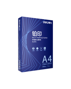 Deli 70g Platinum Printing Paper A4 White Copy Paper for Office and Student Drafting - Single Pack/500 Sheets